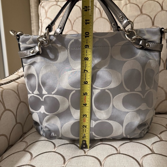 Coach Brooke Sateen Signature Shoulder Bag L1176- F17183 - Picture 12 of 16